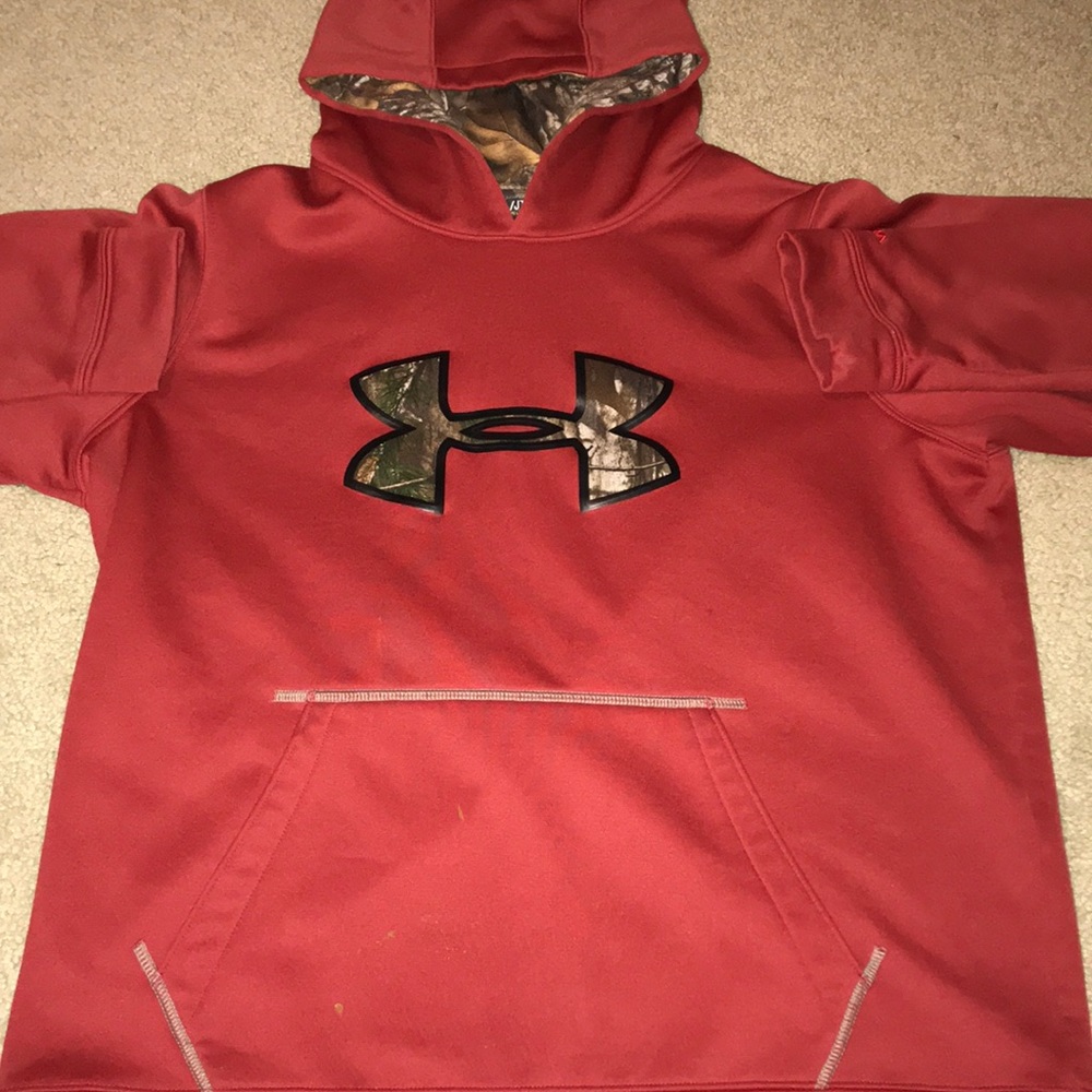 Under Armour maroon/red hoodie